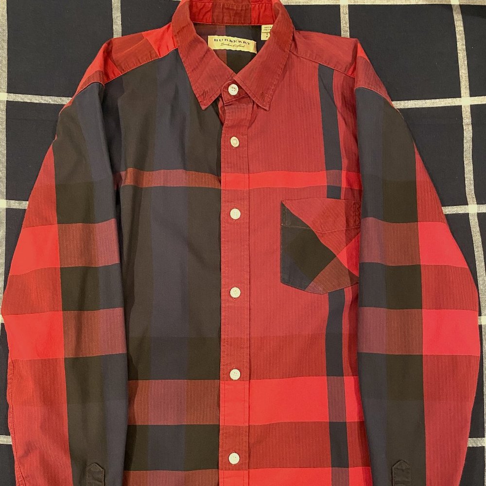 Burberry Dress Shirt | Adult Small, No Stains